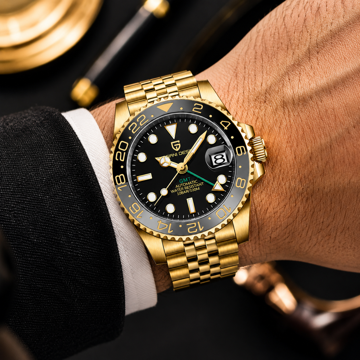 PD-1662 Imperial Gold GMT