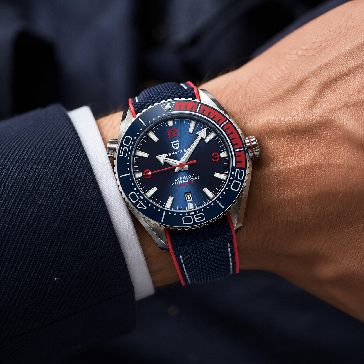 PD-1679 Navy Red