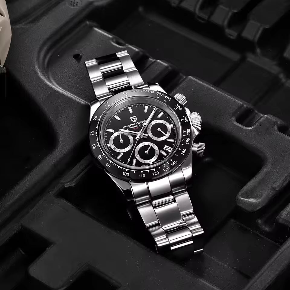 PD-1644 Black Chronograph