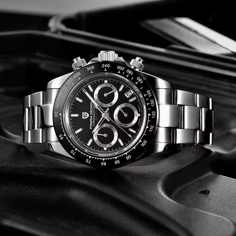 PD-1644 Black Chronograph